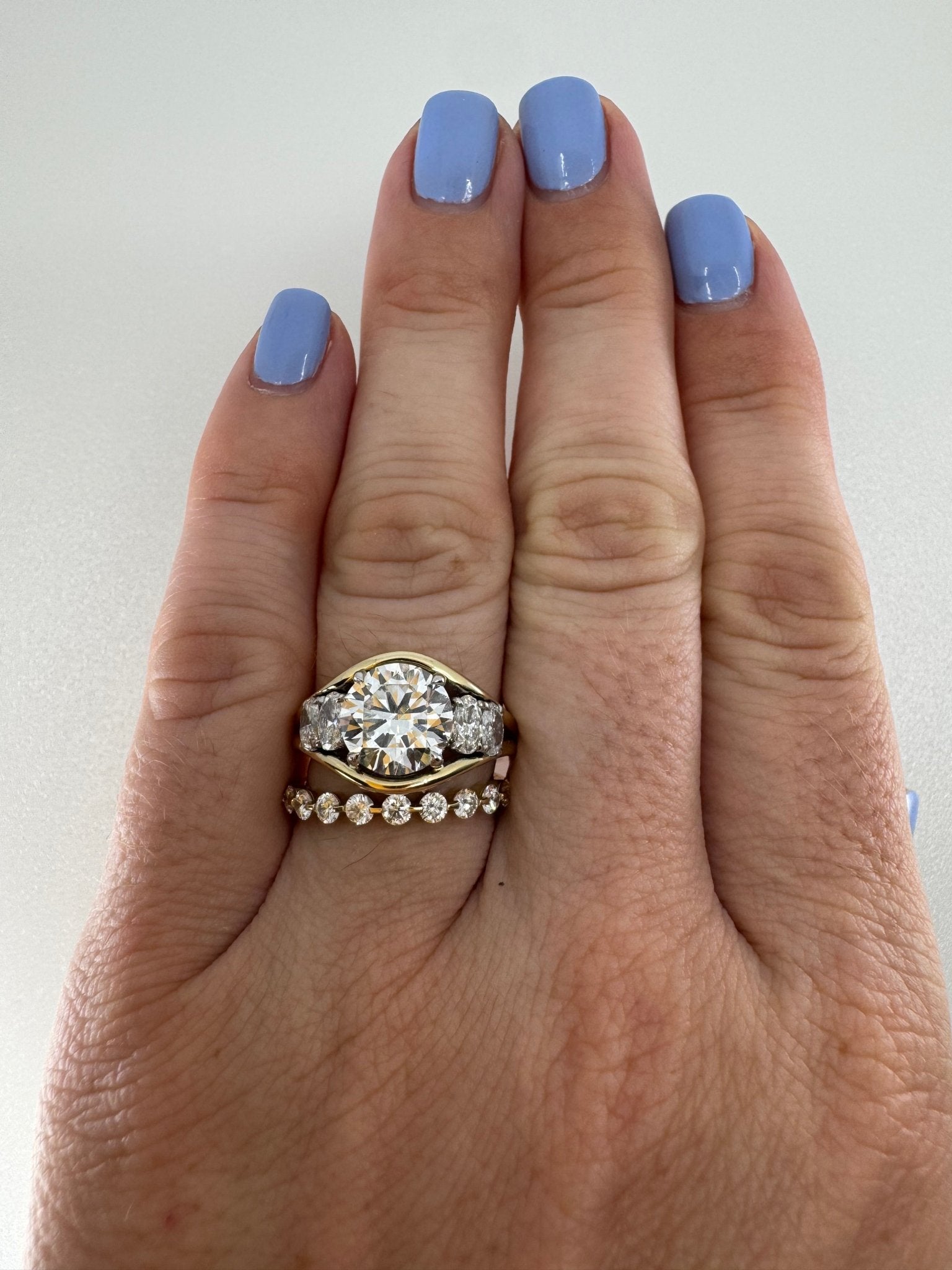 5 stone engagement ring - Jewelry by Cleo