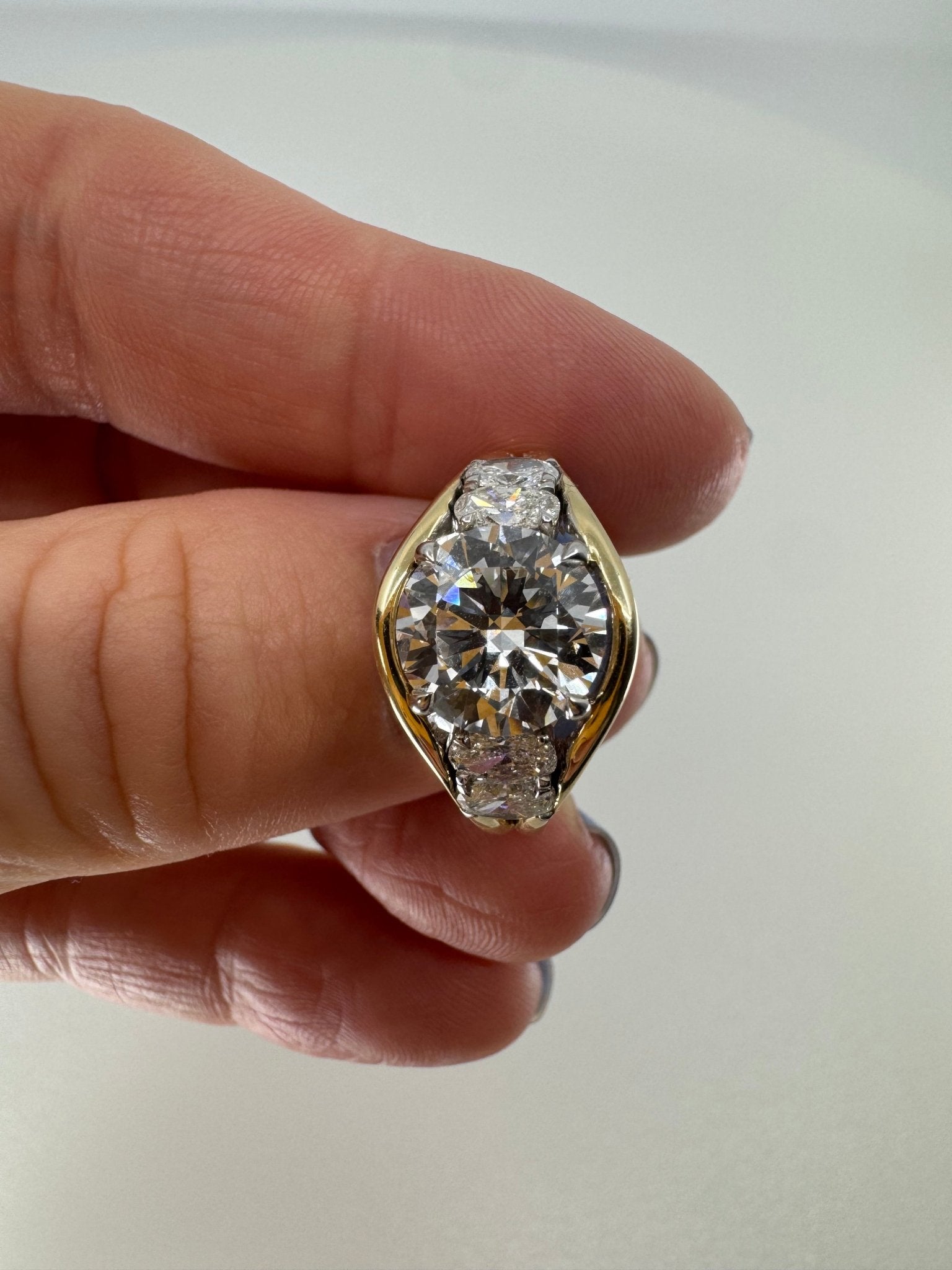 5 stone engagement ring - Jewelry by Cleo