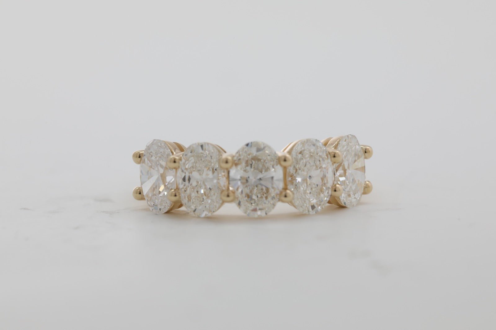 5 stone oval diamond band - Jewelry by Cleo