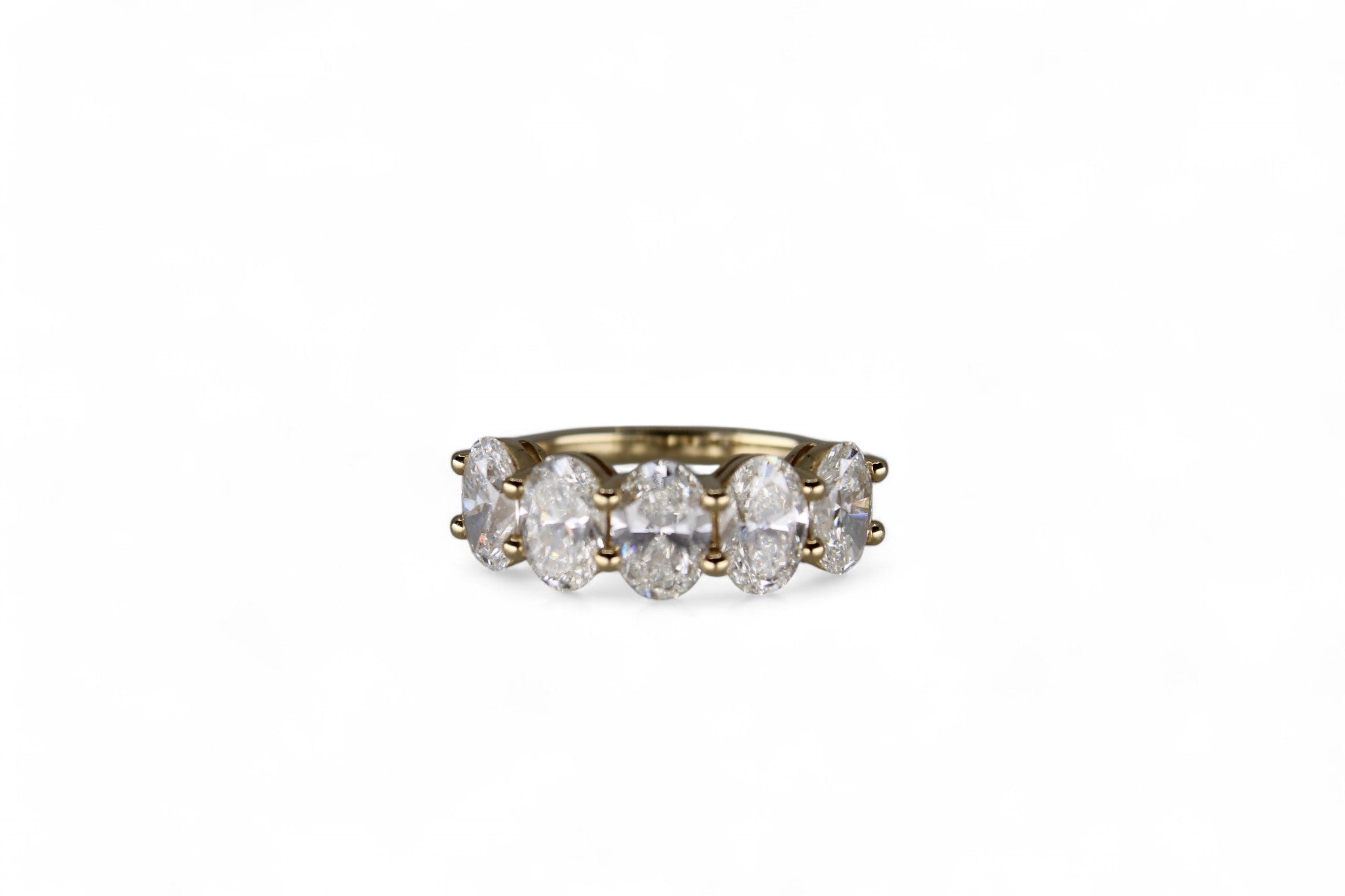 5 stone oval diamond band - Jewelry by Cleo