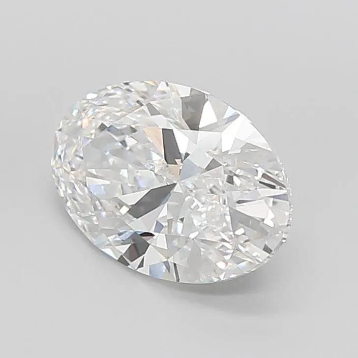 5.00ct Oval Lab Grown Diamond (Colour D, Clarity VVS2, IGI Certified)