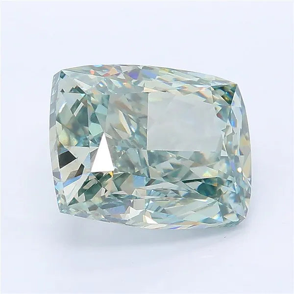 5.04ct Cushion modified Lab Grown Diamond (Colour Fancy Deep Green, Clarity VS1, IGI Certified)