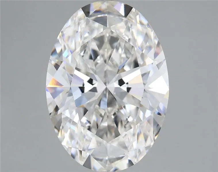 5.06ct Oval Lab Grown Diamond (Colour F, Clarity VVS2, IGI Certified)