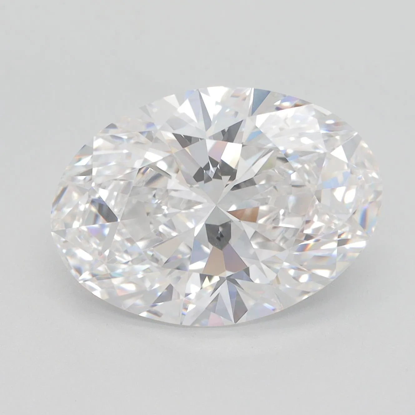 5.43ct Oval Lab Grown Diamond (Colour E, Clarity VVS1, GIA Certified)