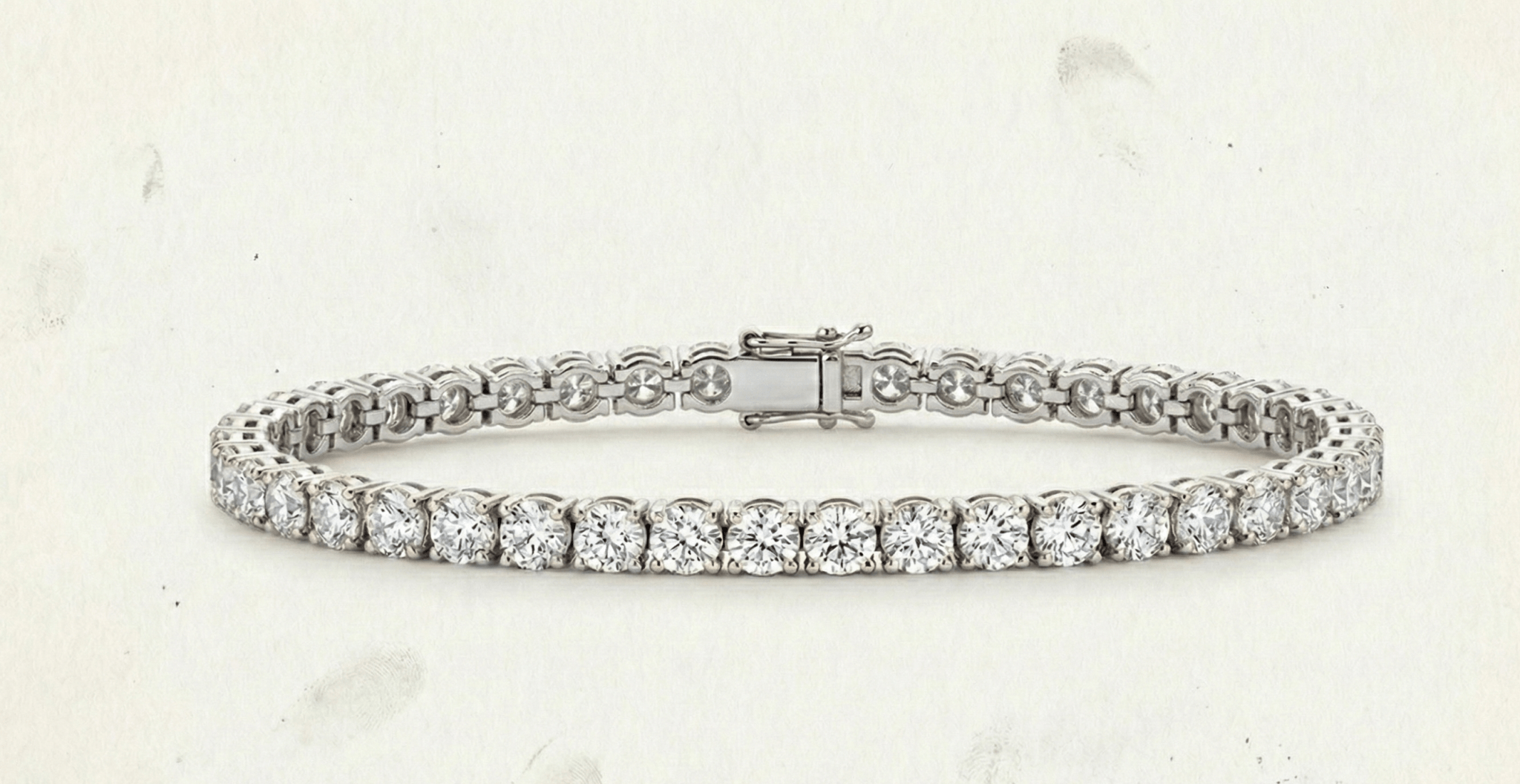 5.00 TCW Classic 4 - Prong Diamond Tennis Bracelet - Jewelry by Cleo