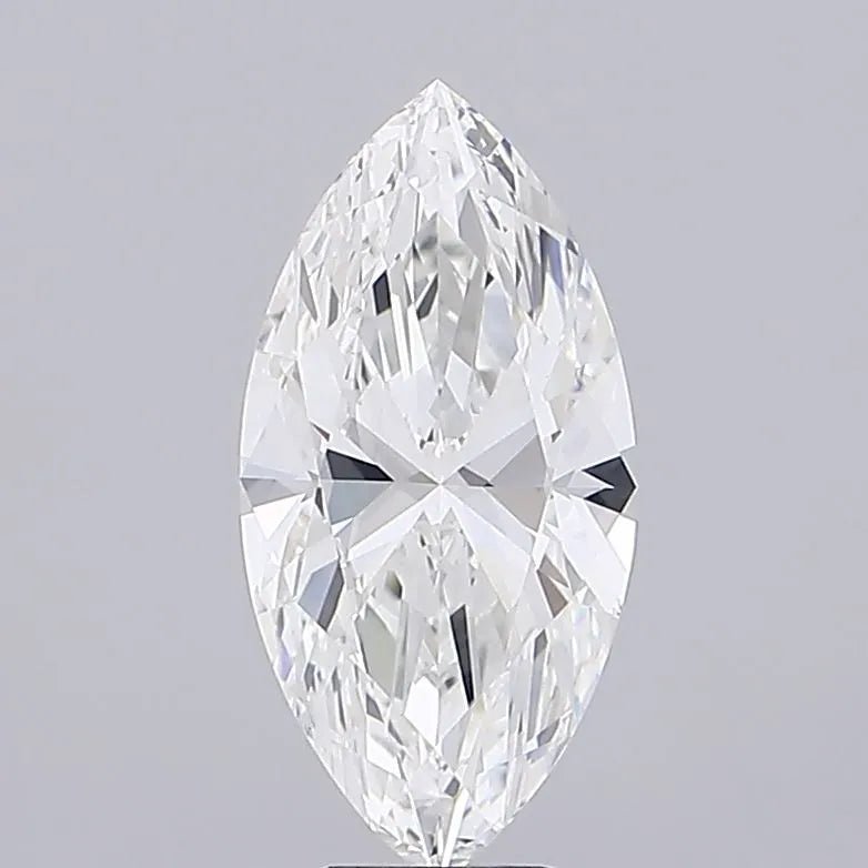 5.02ct Marquise Lab Grown Diamond (Colour F, Clarity VVS2, IGI Certified) - Jewelry by Cleo