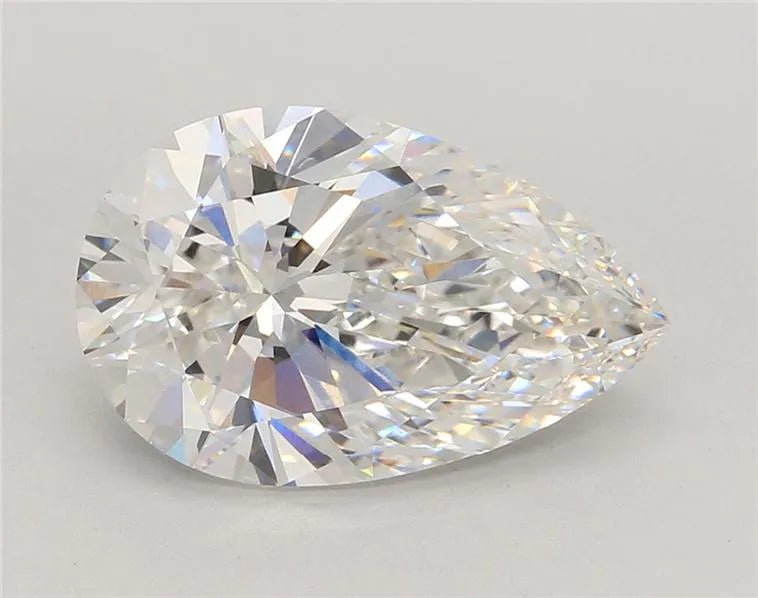 5.02ct Pear Lab Grown Diamond (Colour E, Clarity VVS2, IGI Certified) - Jewelry by Cleo