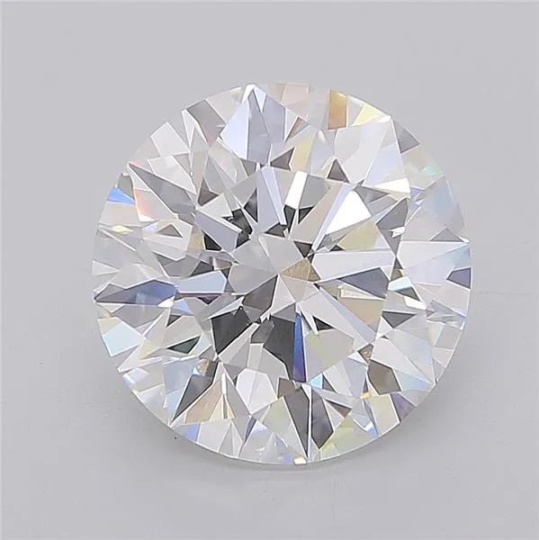 5.04ct Round Lab Grown Diamond (Colour E, Clarity VVS2, Cut ID, IGI Certified) - Jewelry by Cleo