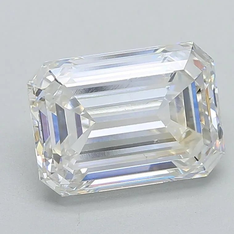 5.05ct Emerald Lab Grown Diamond (Colour G, Clarity VS1, IGI Certified) - Jewelry by Cleo