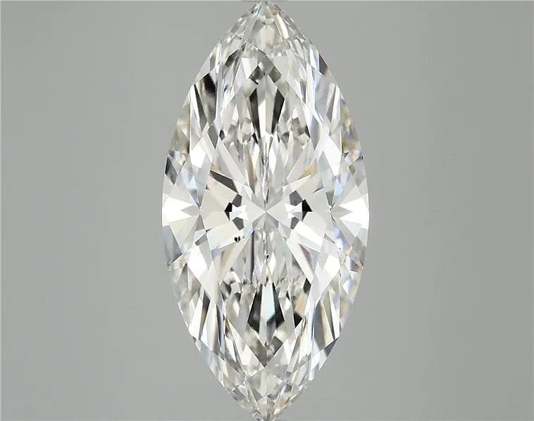 5.06ct Marquise Lab Grown Diamond (Colour G, Clarity SI1, IGI Certified) - Jewelry by Cleo