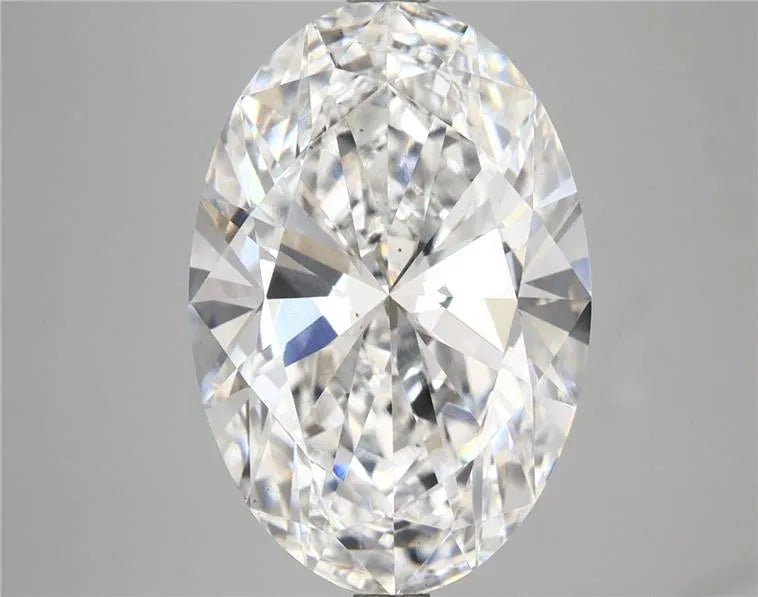 5.39ct Oval Lab Grown Diamond (Colour E, Clarity VS2, IGI Certified) - Jewelry by Cleo