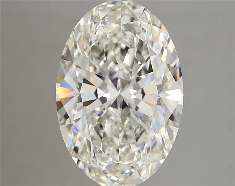5.50ct Oval Lab Grown Diamond (Colour G, Clarity VS1, IGI Certified) - Jewelry by Cleo