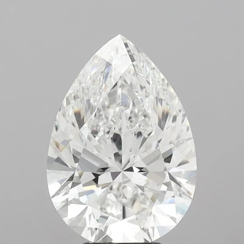5.51ct Pear Lab Grown Diamond (Colour E, Clarity VS1, IGI Certified) - Jewelry by Cleo
