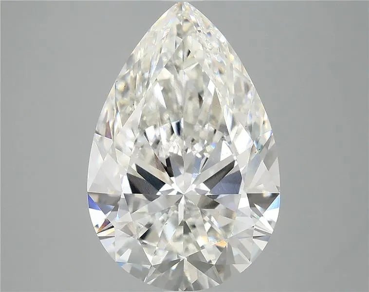 5.81ct Pear Lab Grown Diamond (Colour G, Clarity VS2, IGI Certified) - Jewelry by Cleo