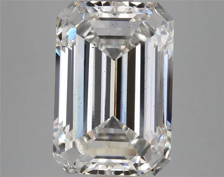 5.88ct Emerald Lab Grown Diamond (Colour F, Clarity SI1, IGI Certified) - Jewelry by Cleo