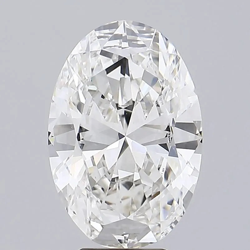 6.01ct Oval Lab Grown Diamond (Colour H, Clarity VVS2, IGI Certified)