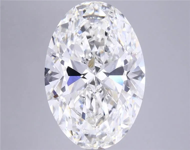6.54ct Oval Lab Grown Diamond (Colour G, Clarity VS1, IGI Certified)