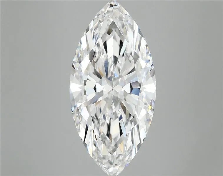 6.01ct Marquise Lab Grown Diamond (Colour D, Clarity VS2, IGI Certified) - Jewelry by Cleo