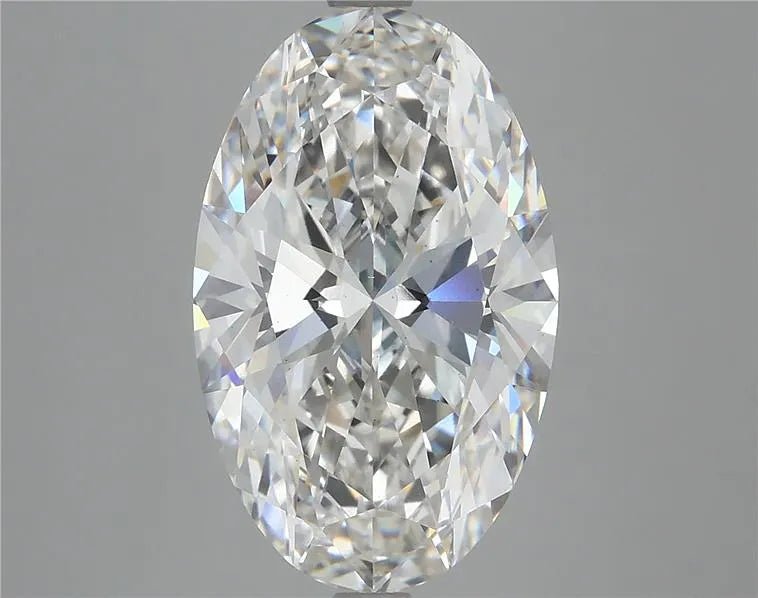 6.02ct Oval Lab Grown Diamond (Colour G, Clarity VS1, IGI Certified) - Jewelry by Cleo