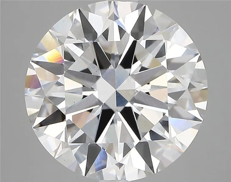 6.02ct Round Lab Grown Diamond (Colour E, Clarity VS2, Cut ID, IGI Certified) - Jewelry by Cleo