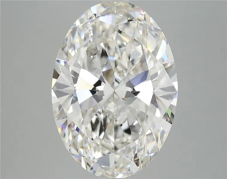 6.04ct Oval Lab Grown Diamond (Colour G, Clarity VS2, IGI Certified) - Jewelry by Cleo