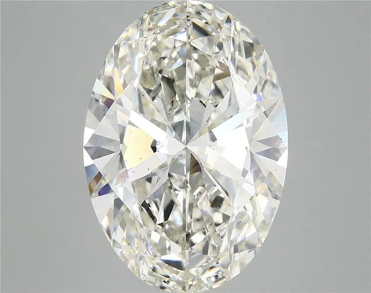 6.05ct Oval Lab Grown Diamond (Colour G, Clarity VS2, IGI Certified) - Jewelry by Cleo