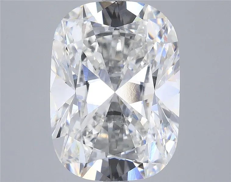 6.74ct Cushion modified Lab Grown Diamond (Colour F, Clarity VVS2, IGI Certified) - Jewelry by Cleo
