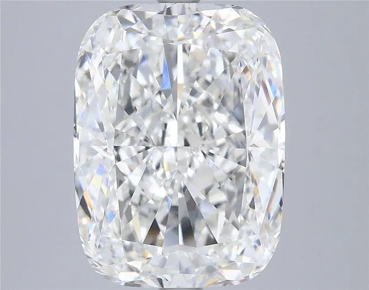 7.02ct Cushion modified Lab Grown Diamond (Colour F, Clarity VVS2, IGI Certified) - Jewelry by Cleo