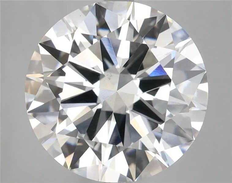7.04ct Round Lab Grown Diamond (Colour F, Clarity VS2, Cut EX, IGI Certified) - Jewelry by Cleo