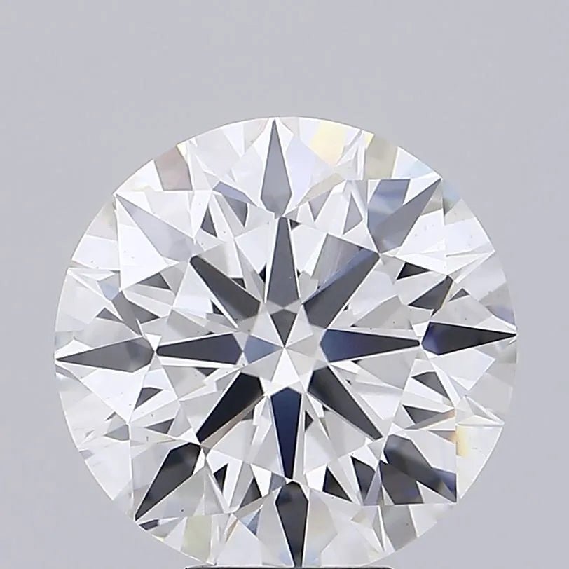7.22ct Round Lab Grown Diamond (Colour F, Clarity VS1, Cut ID, IGI Certified) - Jewelry by Cleo