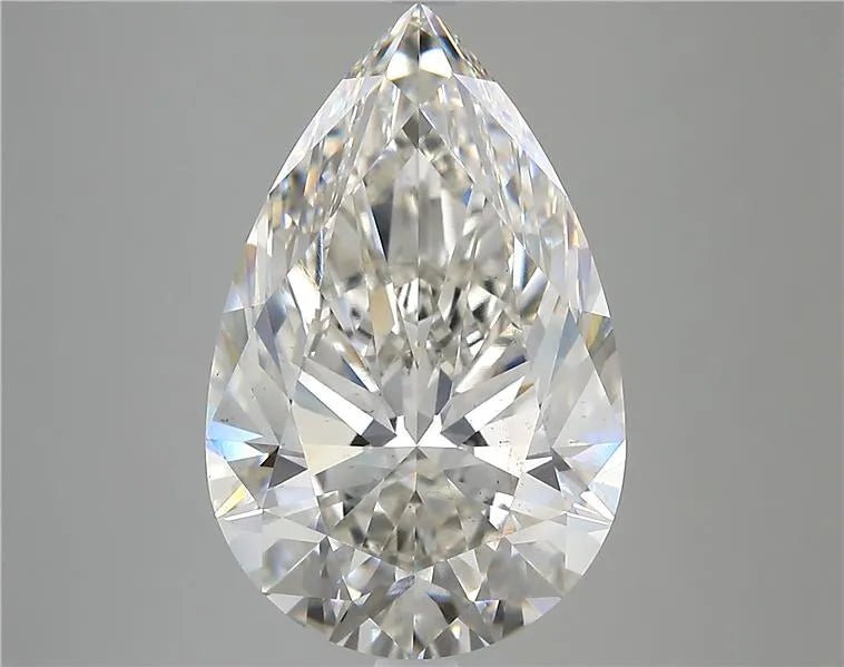 7.44ct Pear Lab Grown Diamond (Colour G, Clarity VS2, IGI Certified) - Jewelry by Cleo