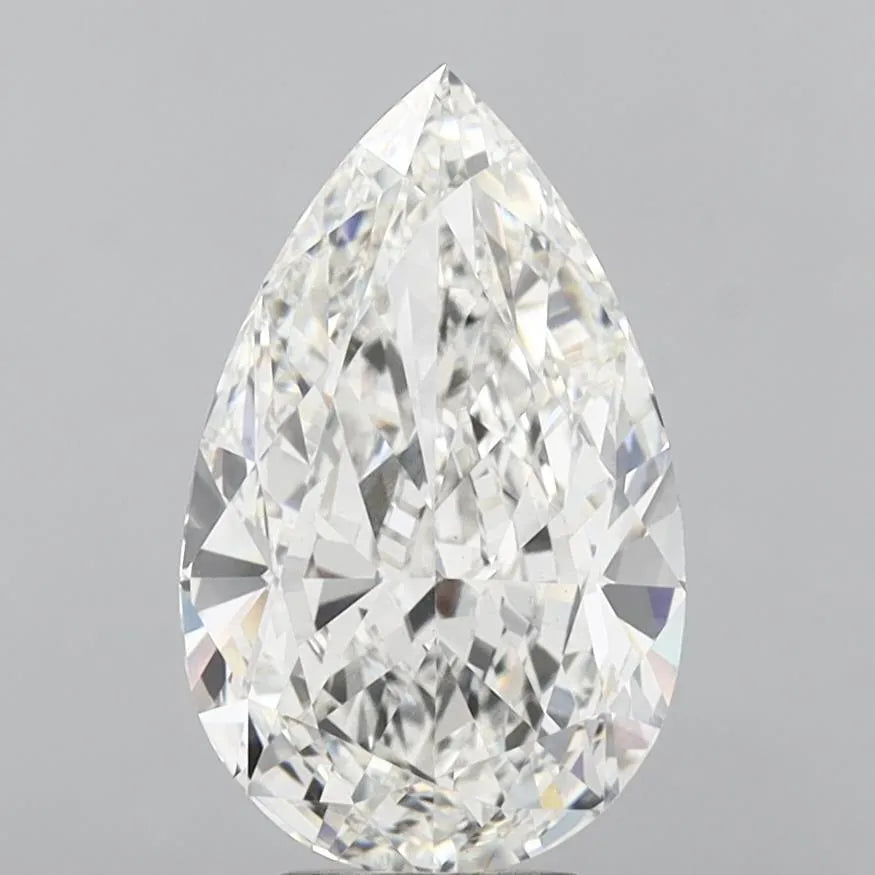 8.58ct Pear Lab Grown Diamond (Colour G, Clarity VS1, IGI Certified)