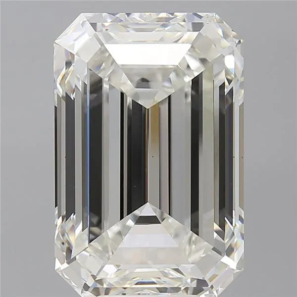 9.90ct Emerald Lab Grown Diamond (Colour G, Clarity VS1, IGI Certified)