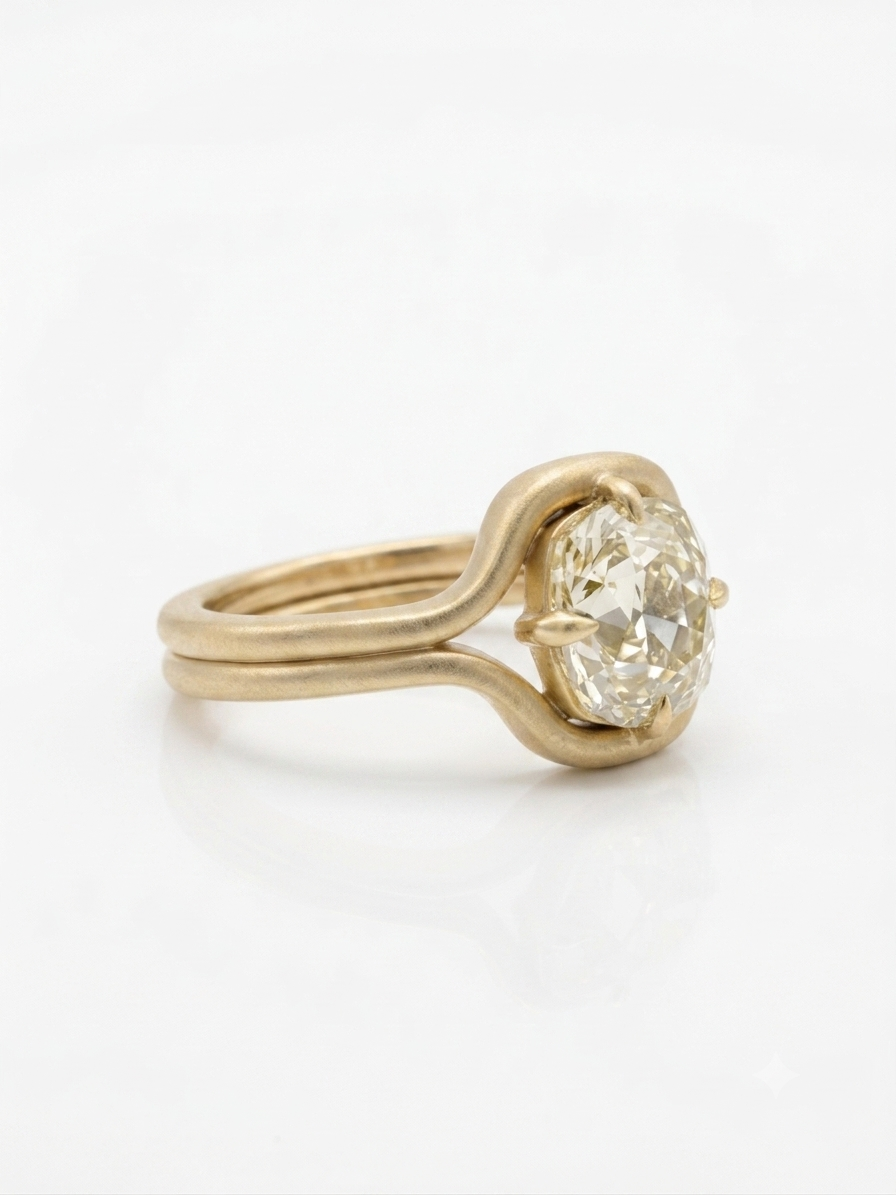 The Vesper — 3.06ct Antique Cushion (Ready to Ship)