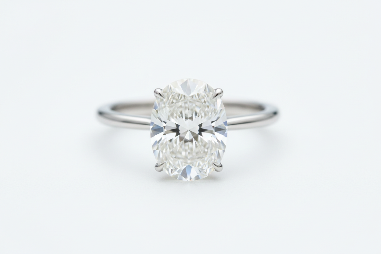 oval engagement ring