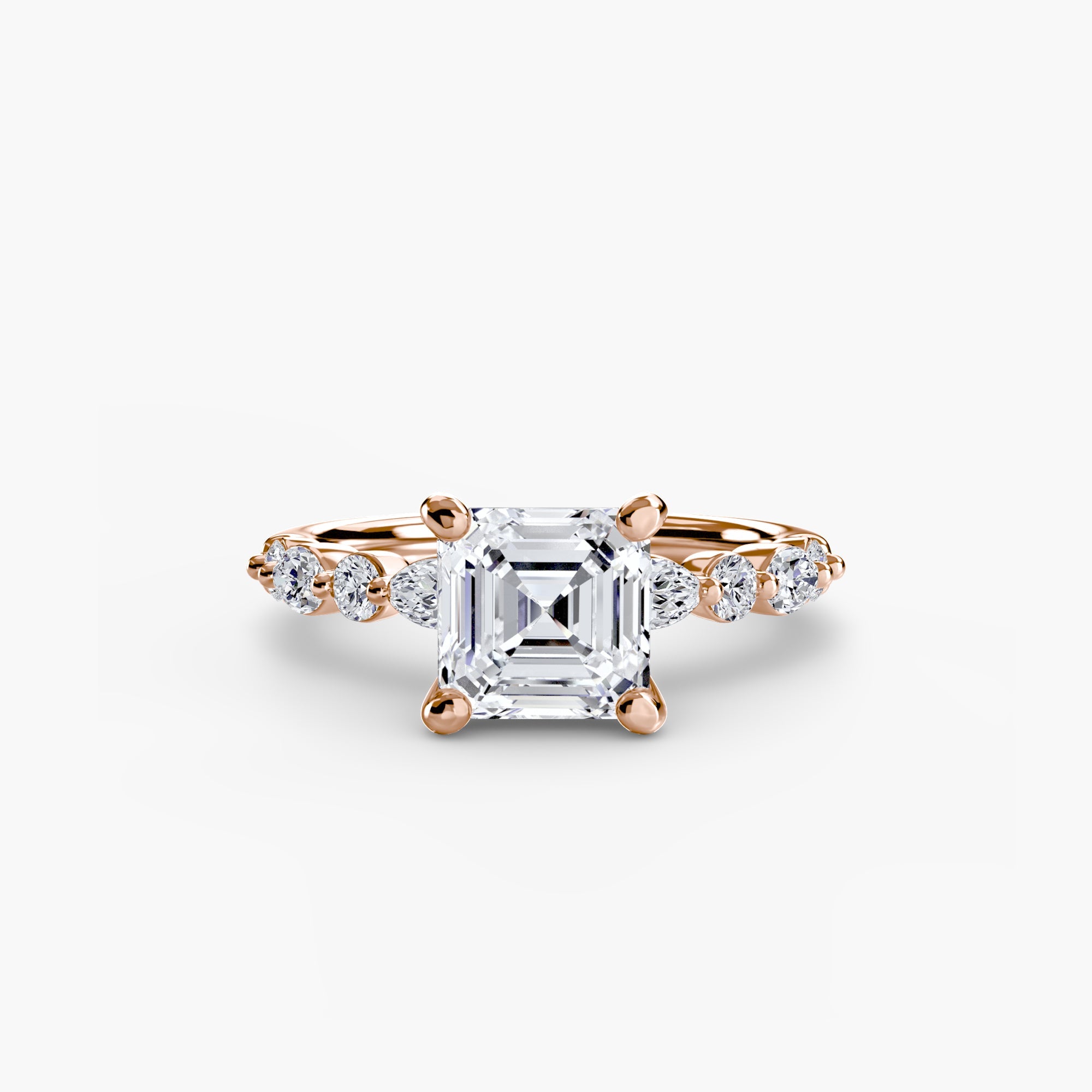 Solitaire with Eternity Pavé 2 - Jewelry by Cleo