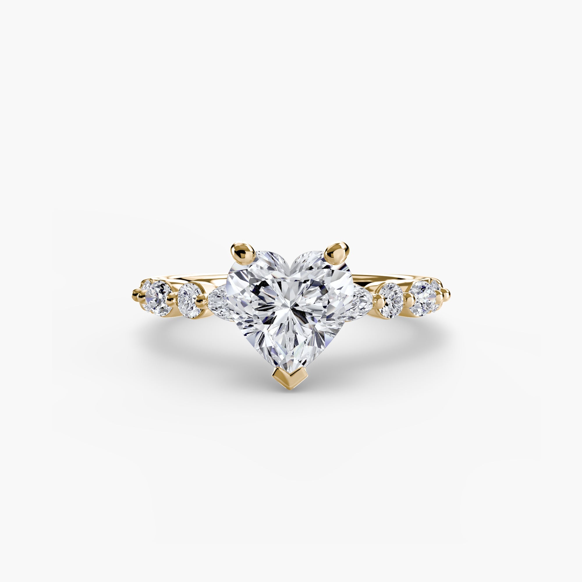 Solitaire with Eternity Pavé 2 - Jewelry by Cleo