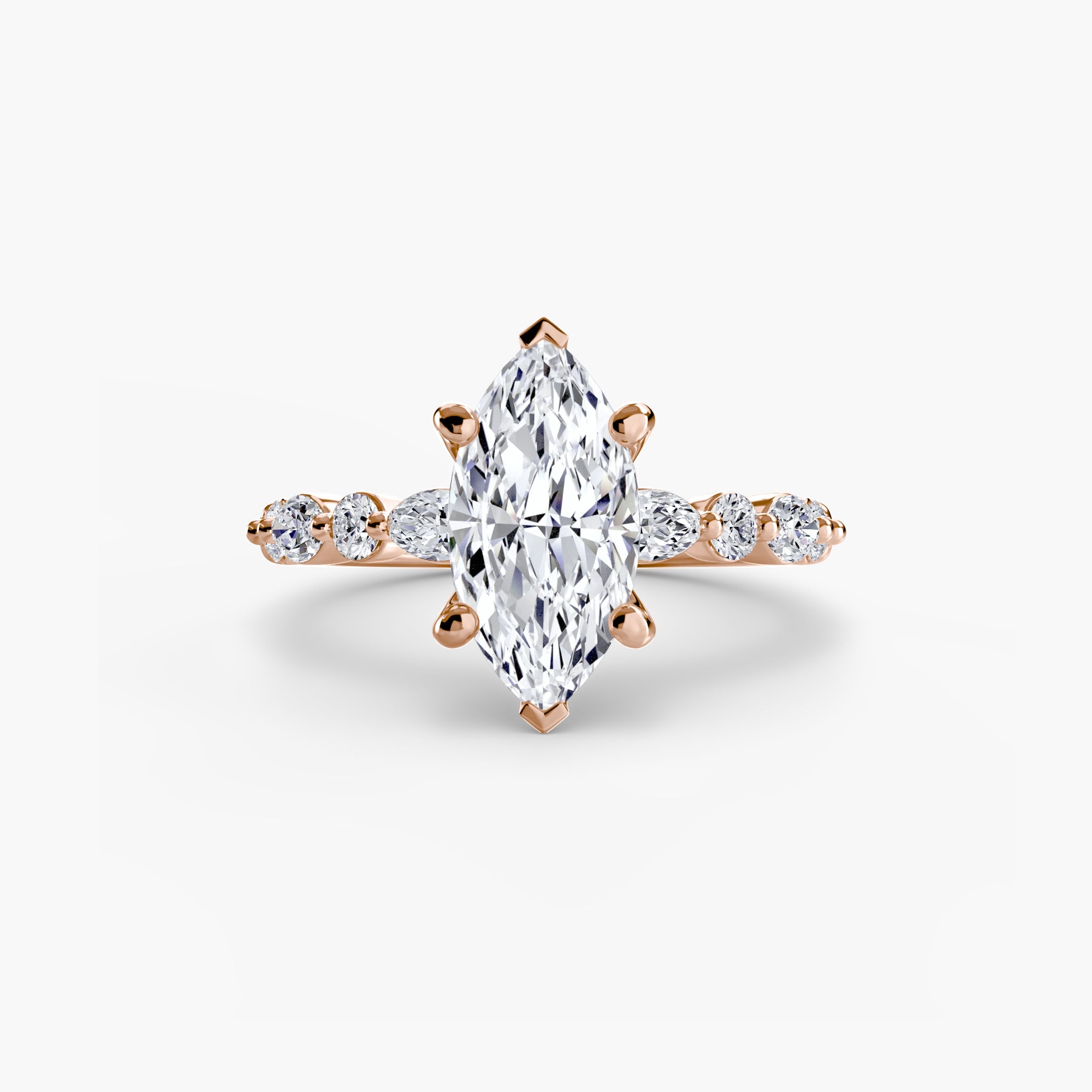 Solitaire with Eternity Pavé 2 - Jewelry by Cleo