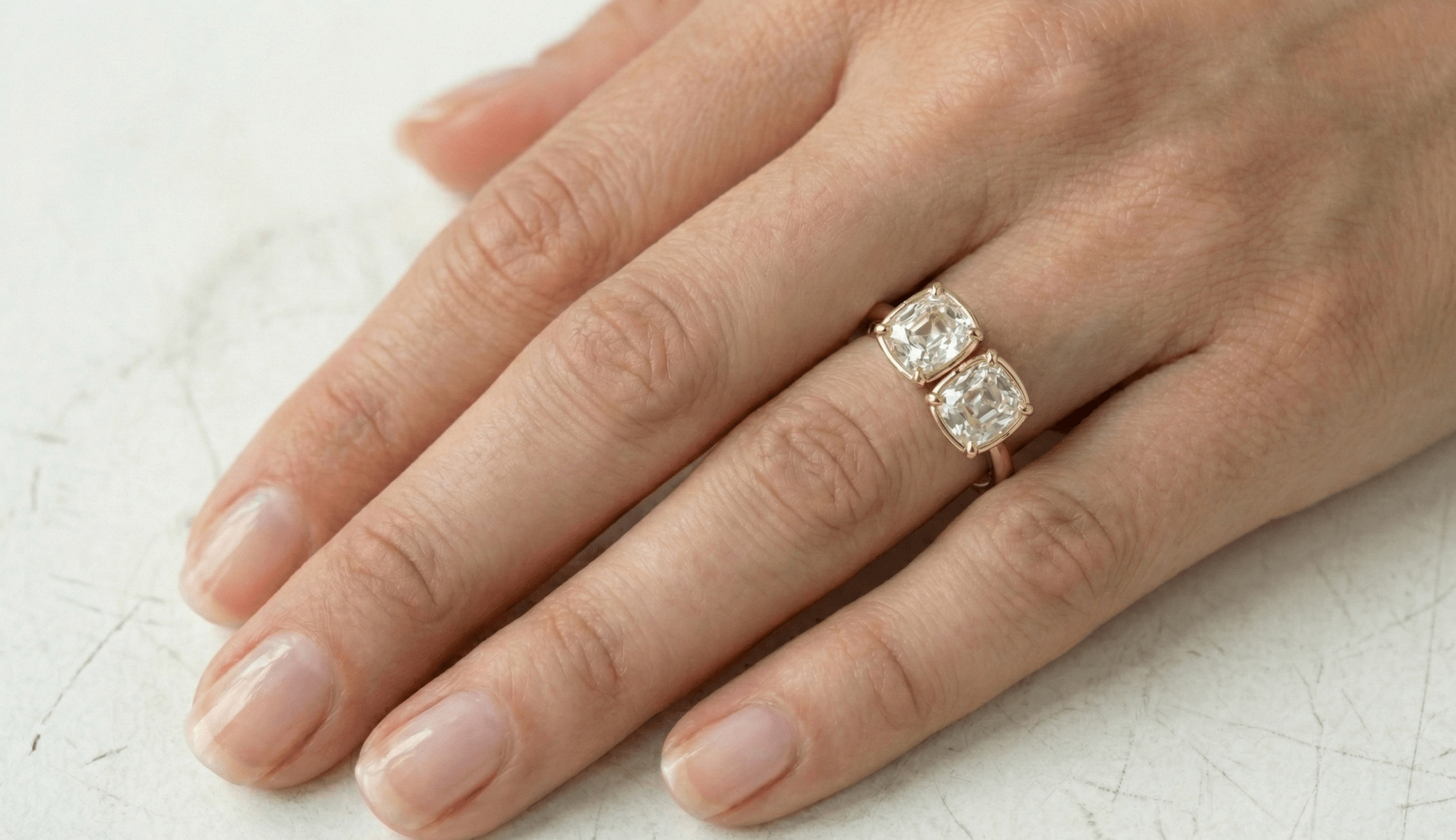 The Amaryllis Duo Ring - Jewelry by Cleo