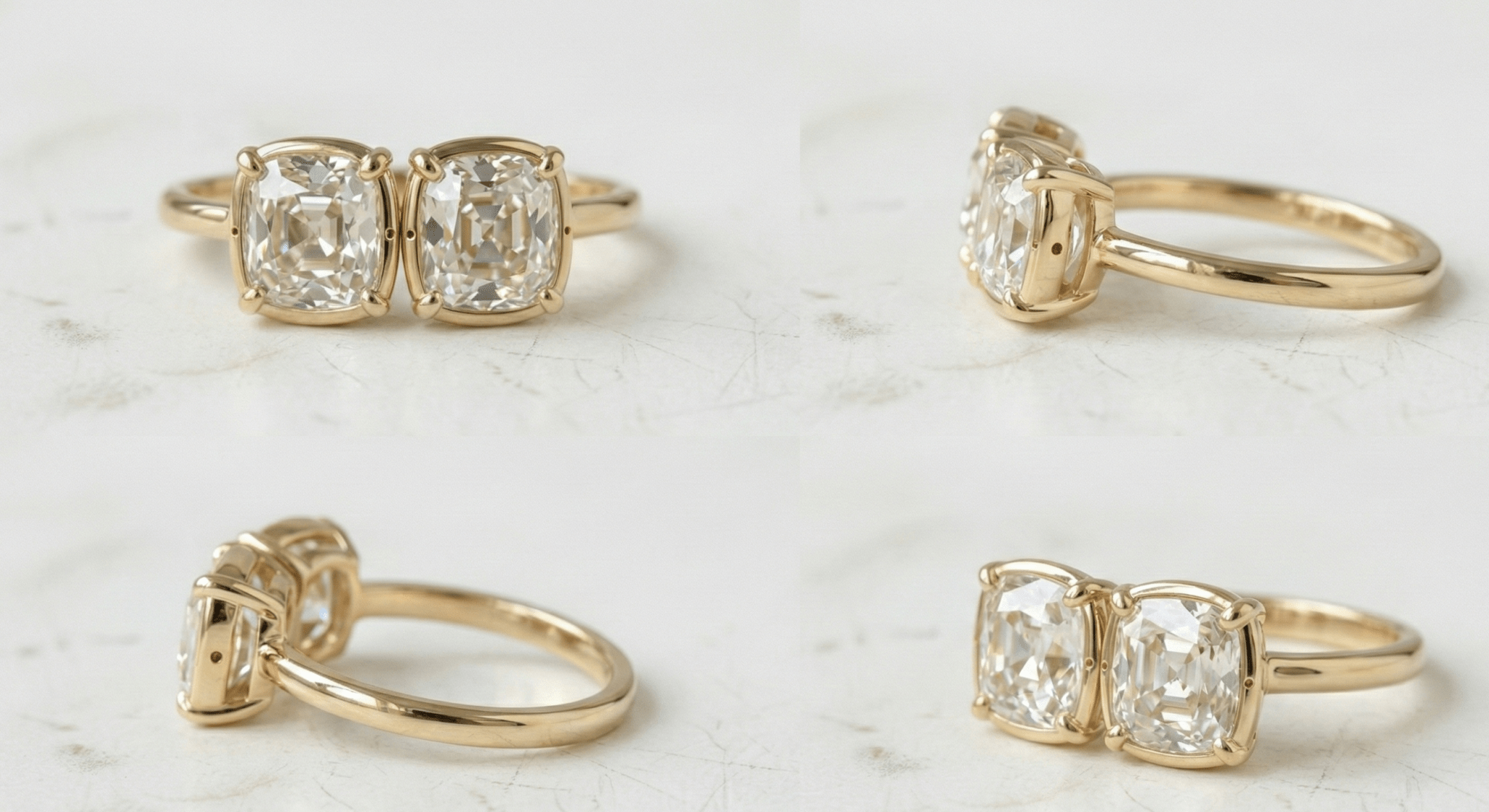 The Amaryllis Duo Ring - Jewelry by Cleo