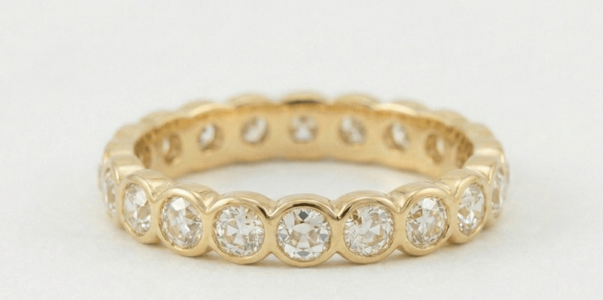 The OEC Bezel Eternity Band - Jewelry by Cleo