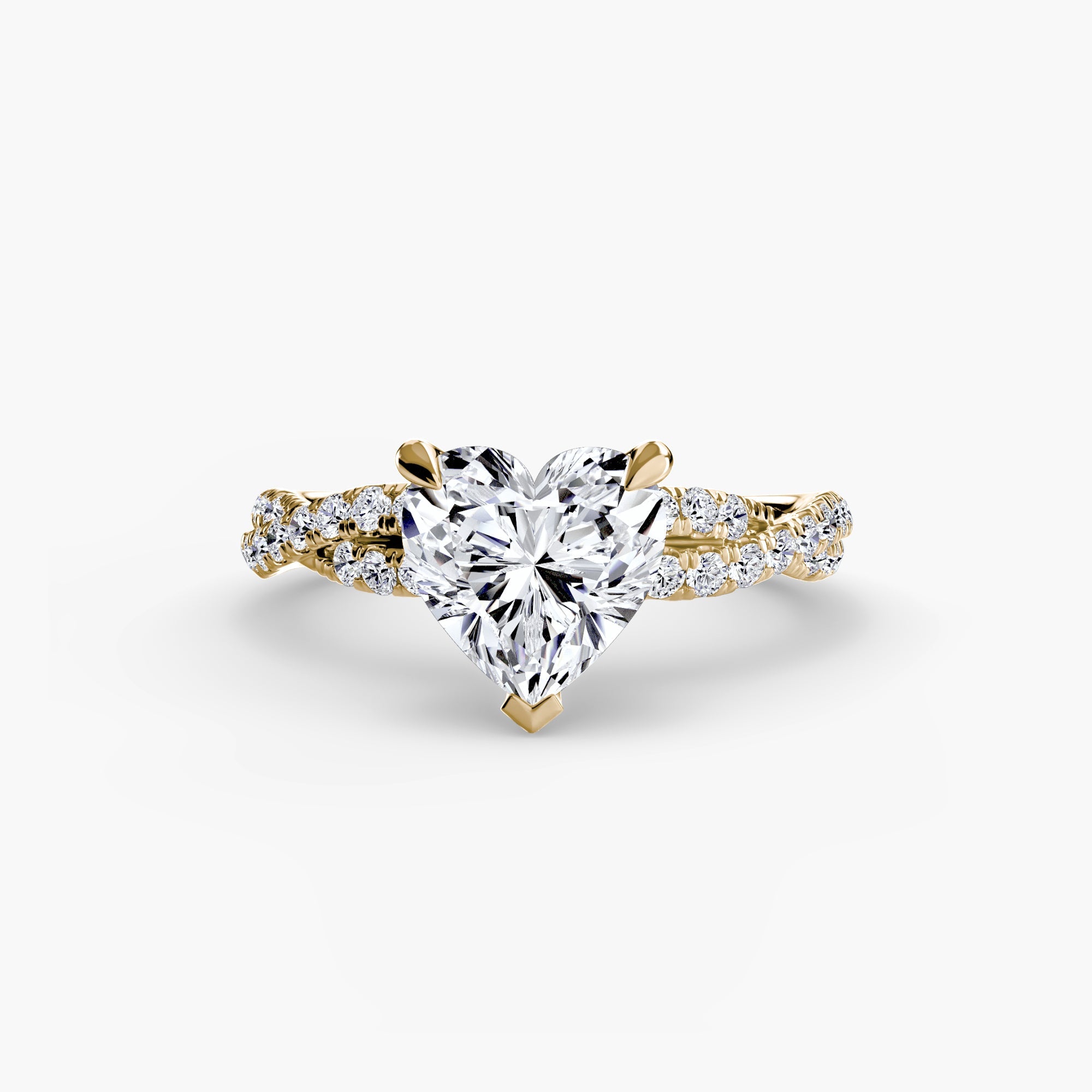 The Twisted Pavé Solitaire - Jewelry by Cleo