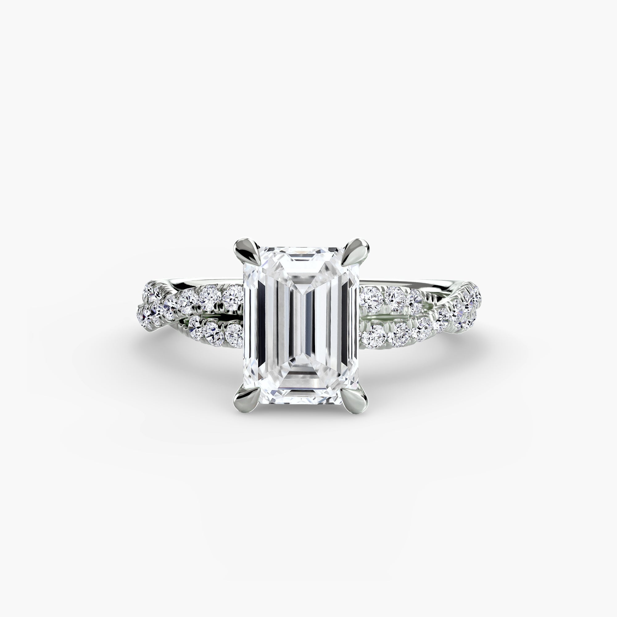 The Twisted Pavé Solitaire - Jewelry by Cleo