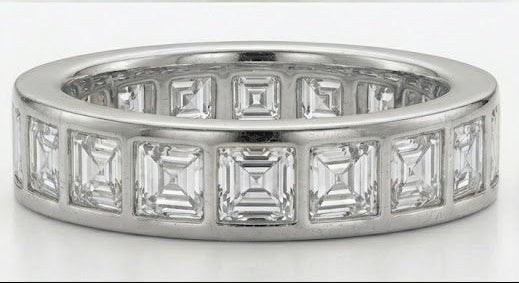 The Waldorf Asscher Eternity Band - Jewelry by Cleo