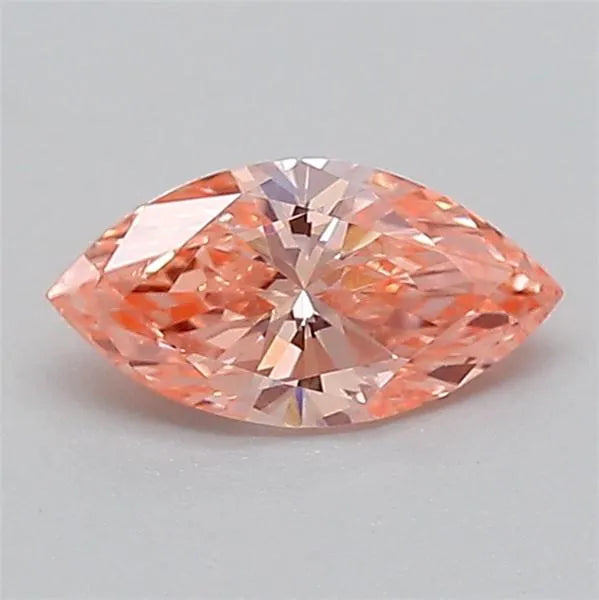 0.32ct Marquise Lab Grown Diamond (Colour Fancy Vivid Pink, Clarity VS1, IGI Certified)