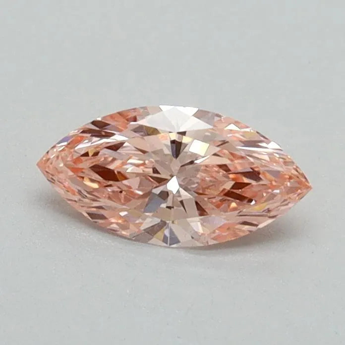 0.36ct Marquise Lab Grown Diamond (Colour Fancy Vivid Pink, Clarity VS1, IGI Certified)