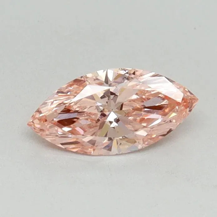0.36ct Marquise Lab Grown Diamond (Colour Fancy Vivid Pink, Clarity VS2, IGI Certified)