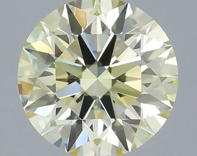 0.43ct Round Lab Grown Diamond (Colour Fancy Light Yellow, Clarity VVS1, Cut ID, IGI Certified)
