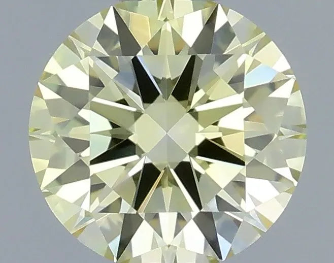 0.45ct Round Lab Grown Diamond (Colour Fancy Yellow, Clarity VVS2, Cut EX, IGI Certified)