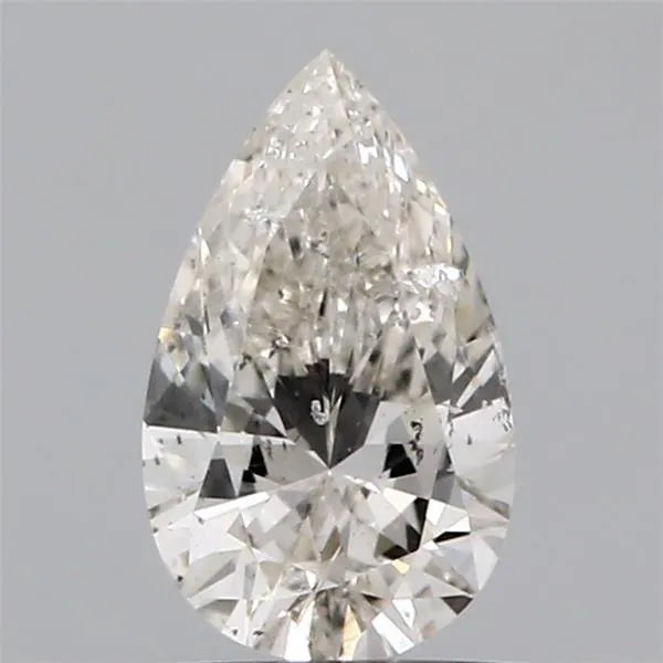 0.50ct Pear Natural Diamond (Colour I, Clarity SI2, HRD Certified)